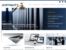 Tablet Screenshot of justiquity.com